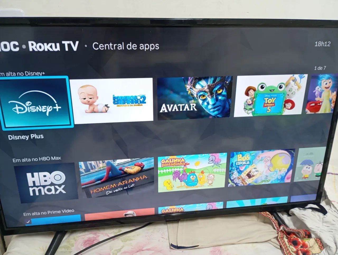 Tv AOC roku 39 polegadas smart completa  - Foto 3