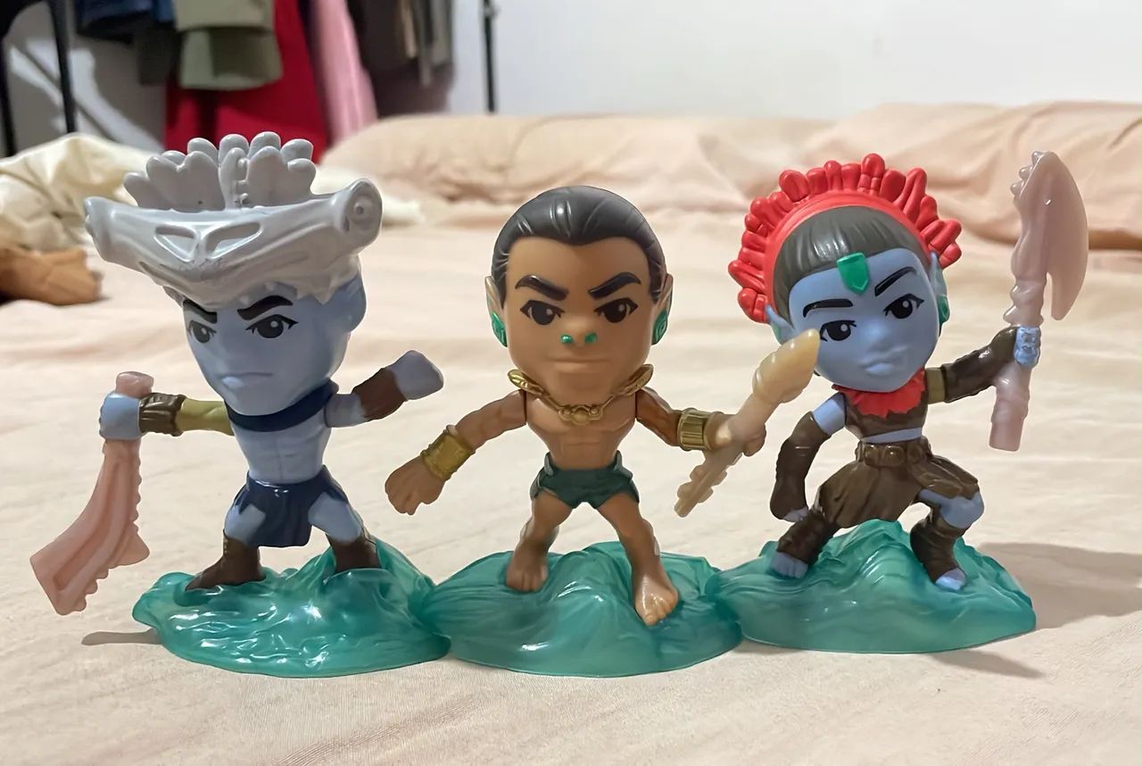 Lote Pantera Negra Marvel 3 Miniaturas 