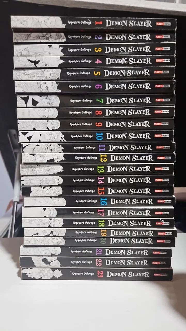 Mangás Demon slayer coleção completa