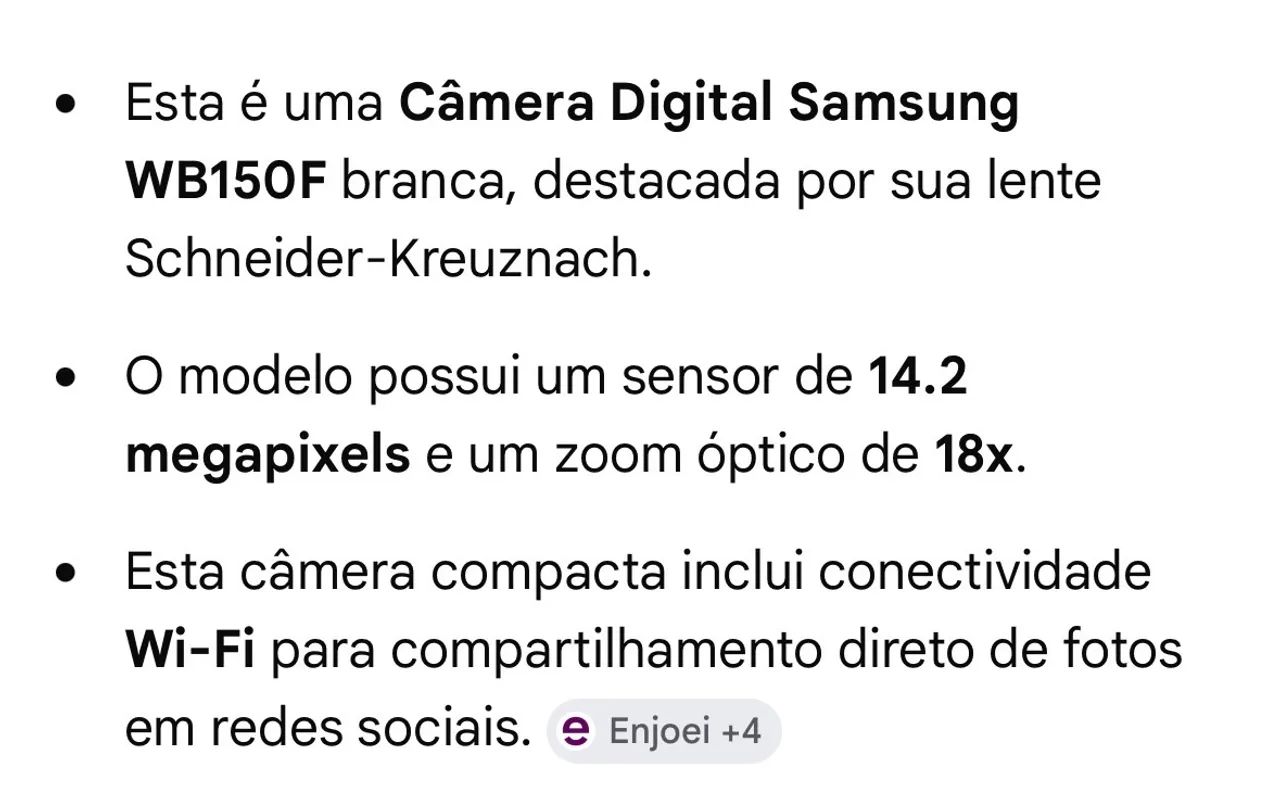 Câmera Samsung wb150f - Foto 2