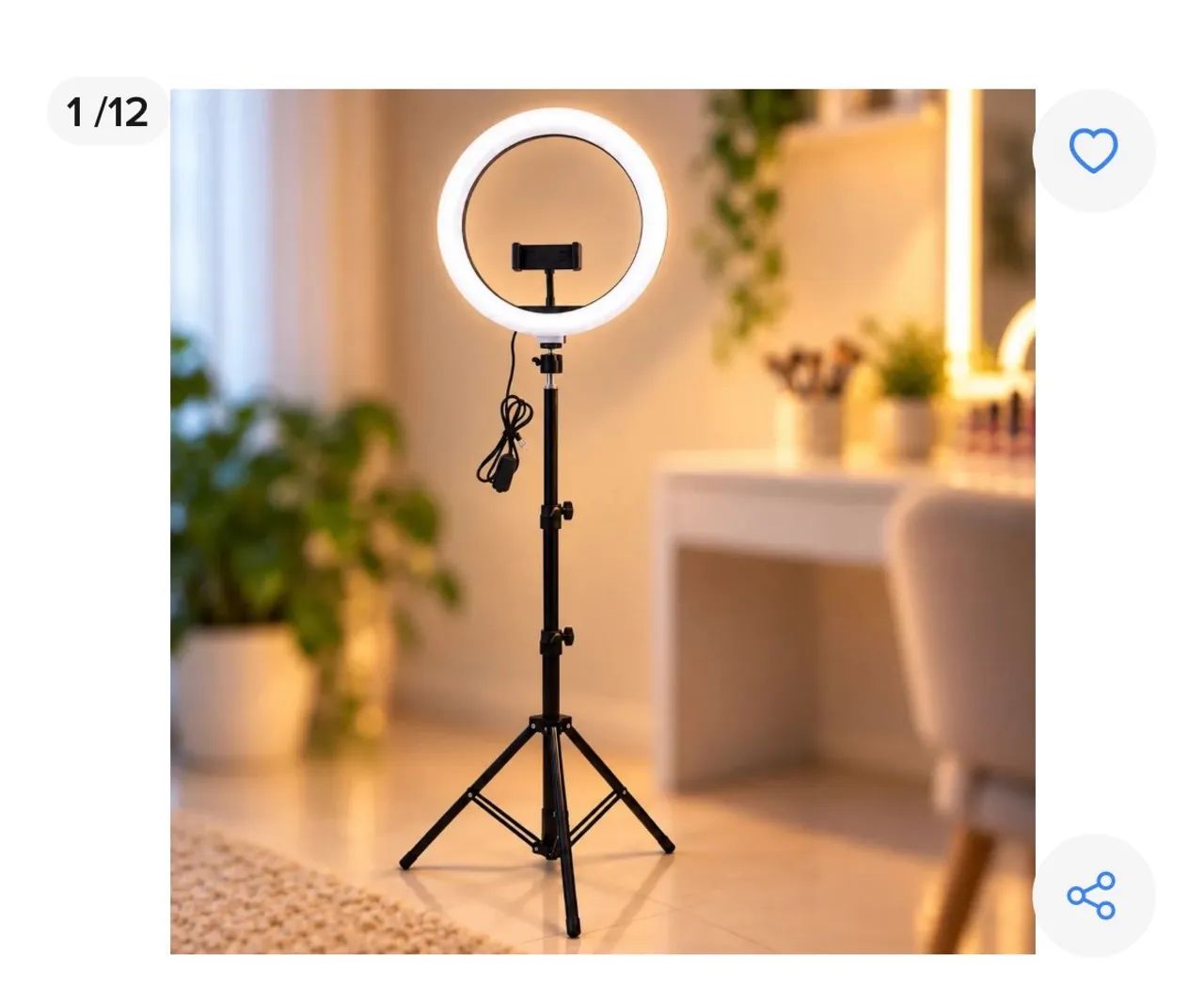 Ring light 12 polegadas 