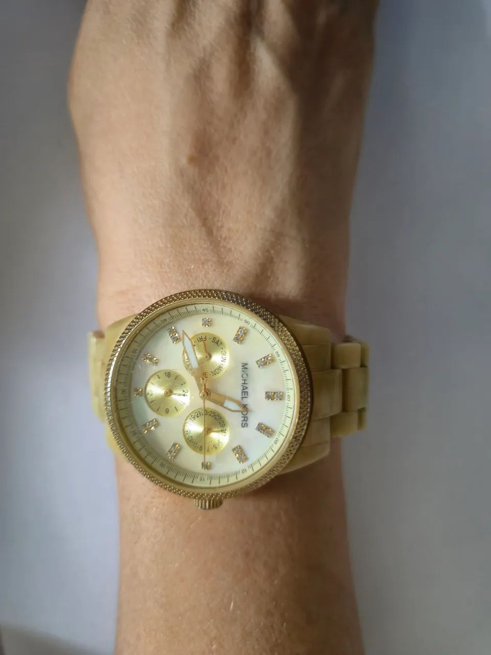 Relógio Michael Kors MK5039 Bege - Foto 2