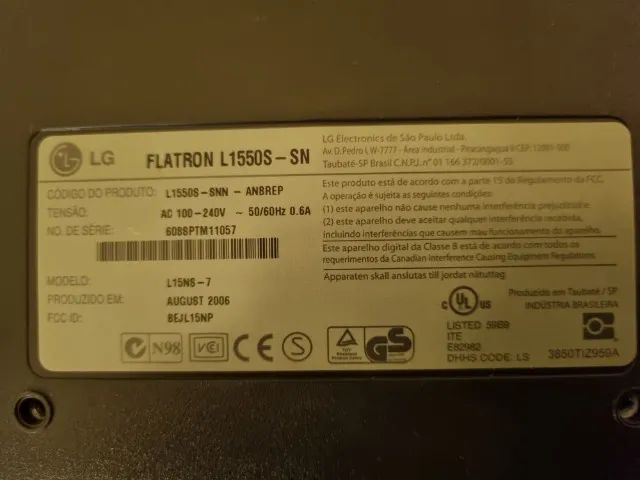 Monitor LG e teclado - Foto 2