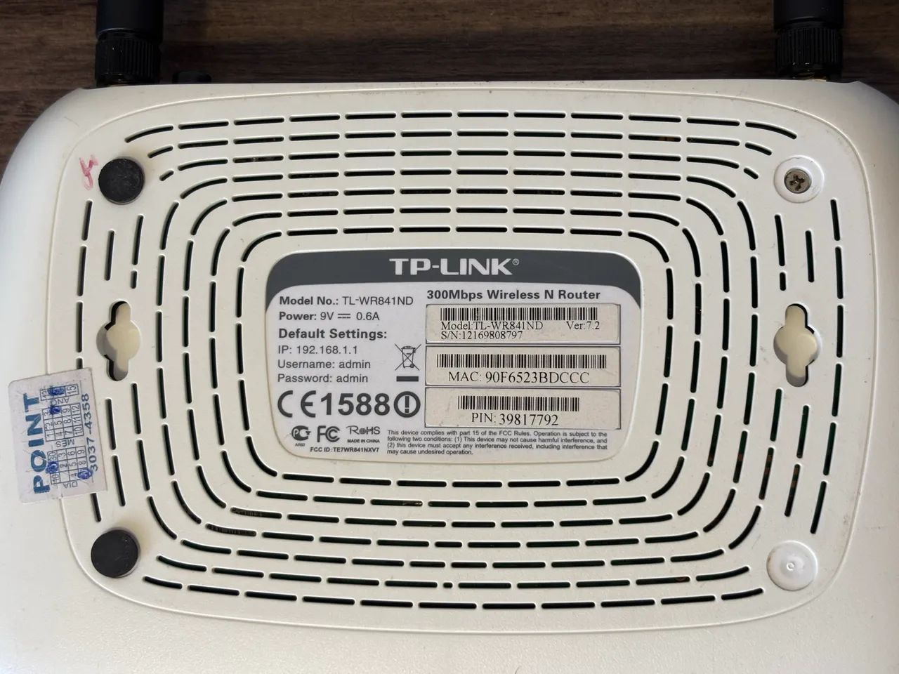 Modem ADSL Roteador TP-Link TL-WR841ND 300Mbps - Foto 3