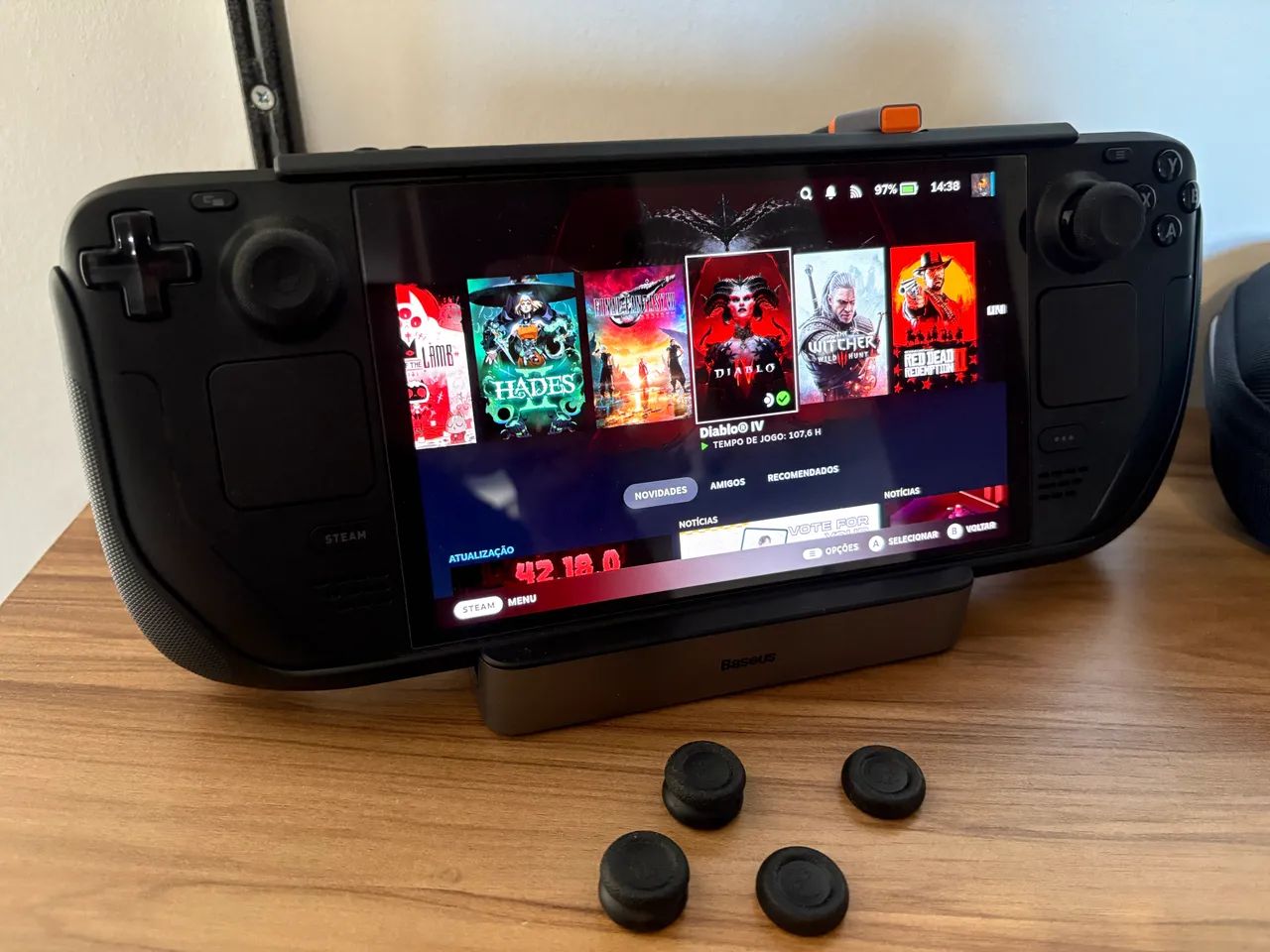 Steam Deck OLED 512Gb - Peças e Acessórios de Vídeo Game - Novo