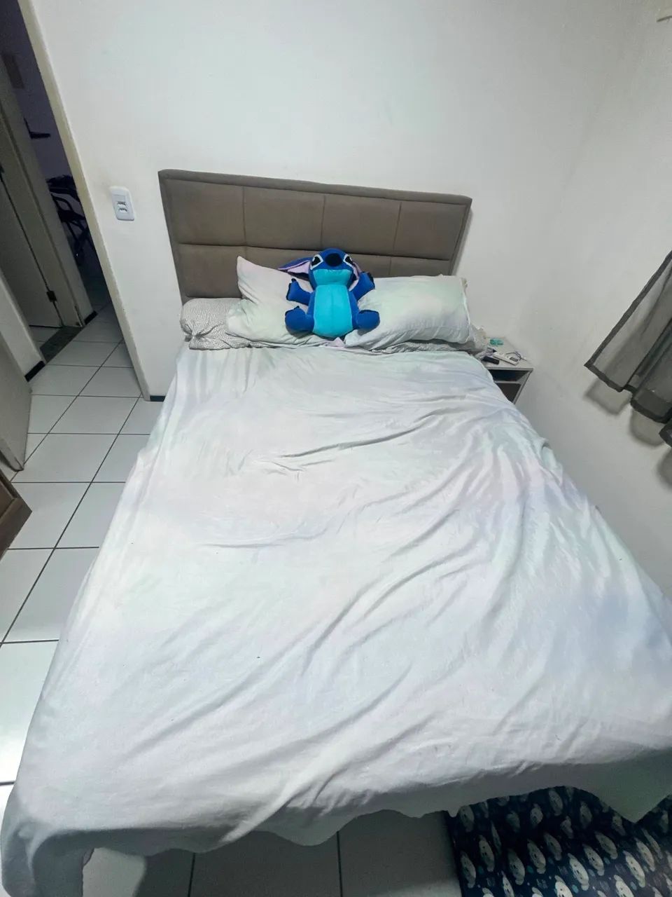 Cama box casal com cabeceira