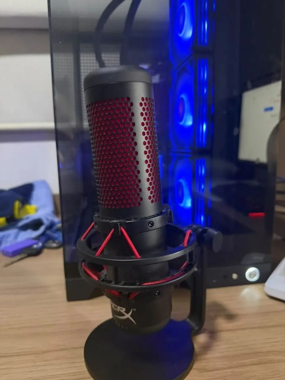 Microfone Condensador Gamer HyperX QuadCast USB - Foto 2