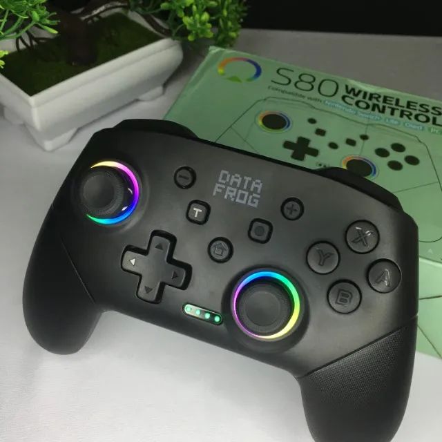 Controle Data Frog S80 RGB - Com botões traseiros - Foto 2