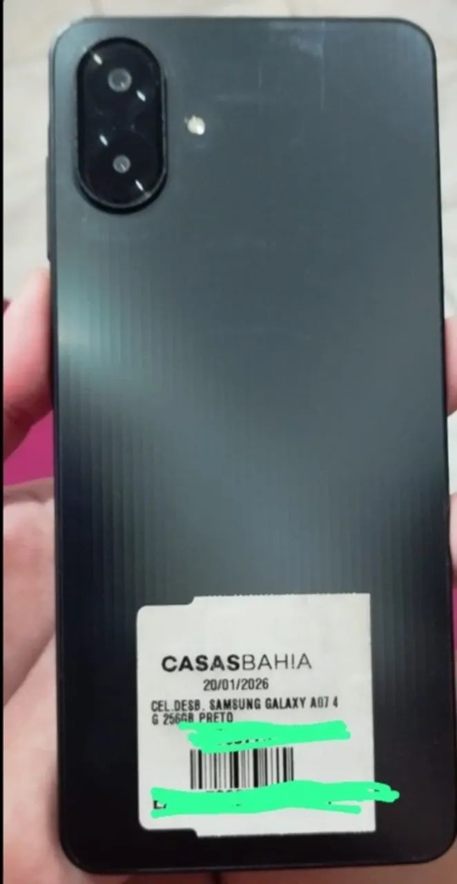 Celular A07 valor à vista 
