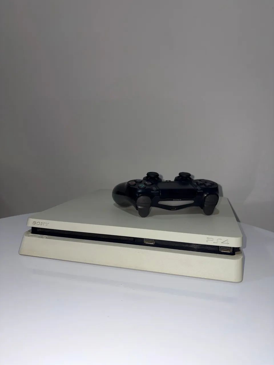Ps4 slim branco perfeito estado! - Foto 3