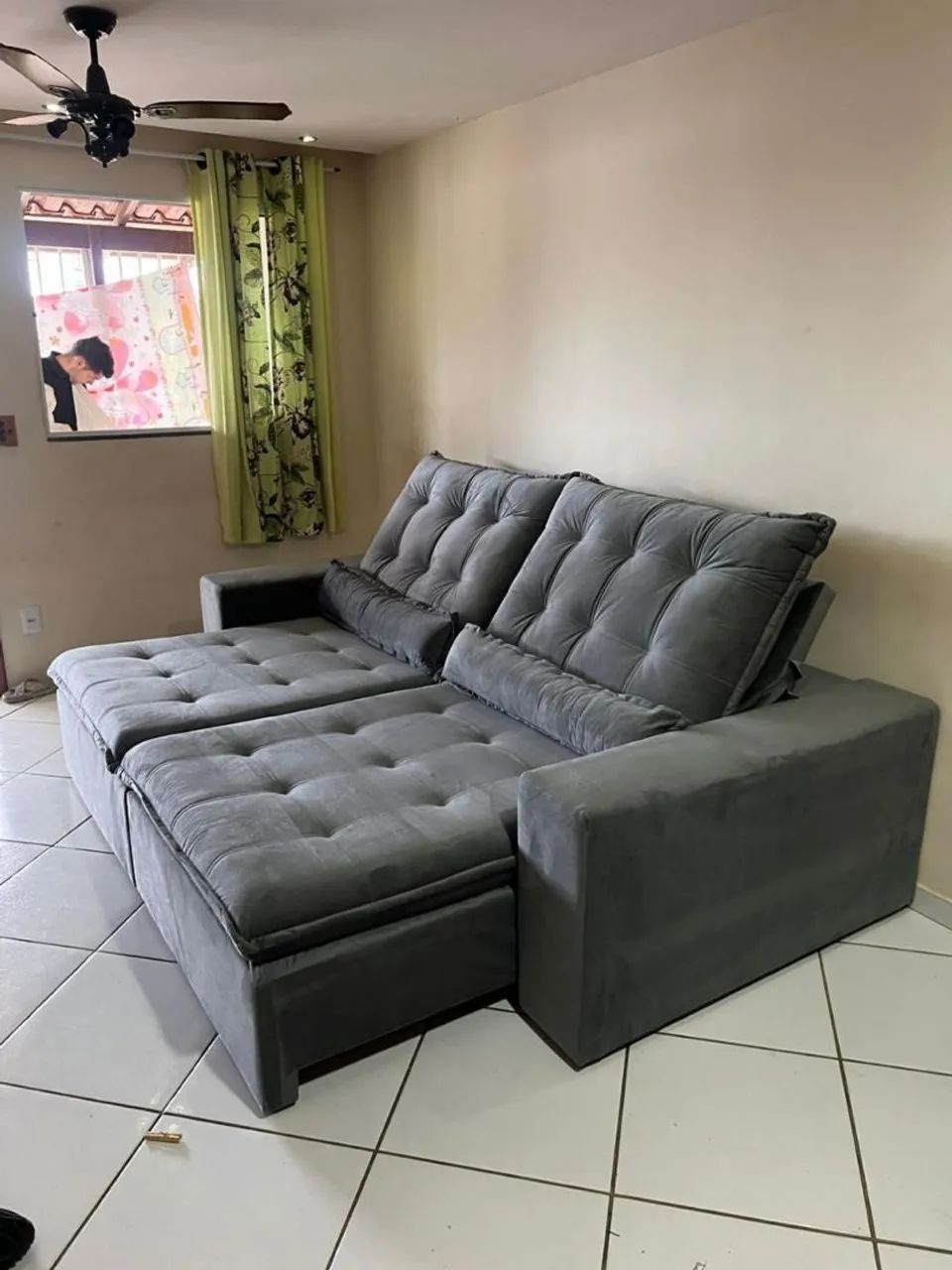 sofás retrátil e reclinável temos 2.10M / 2.30M 