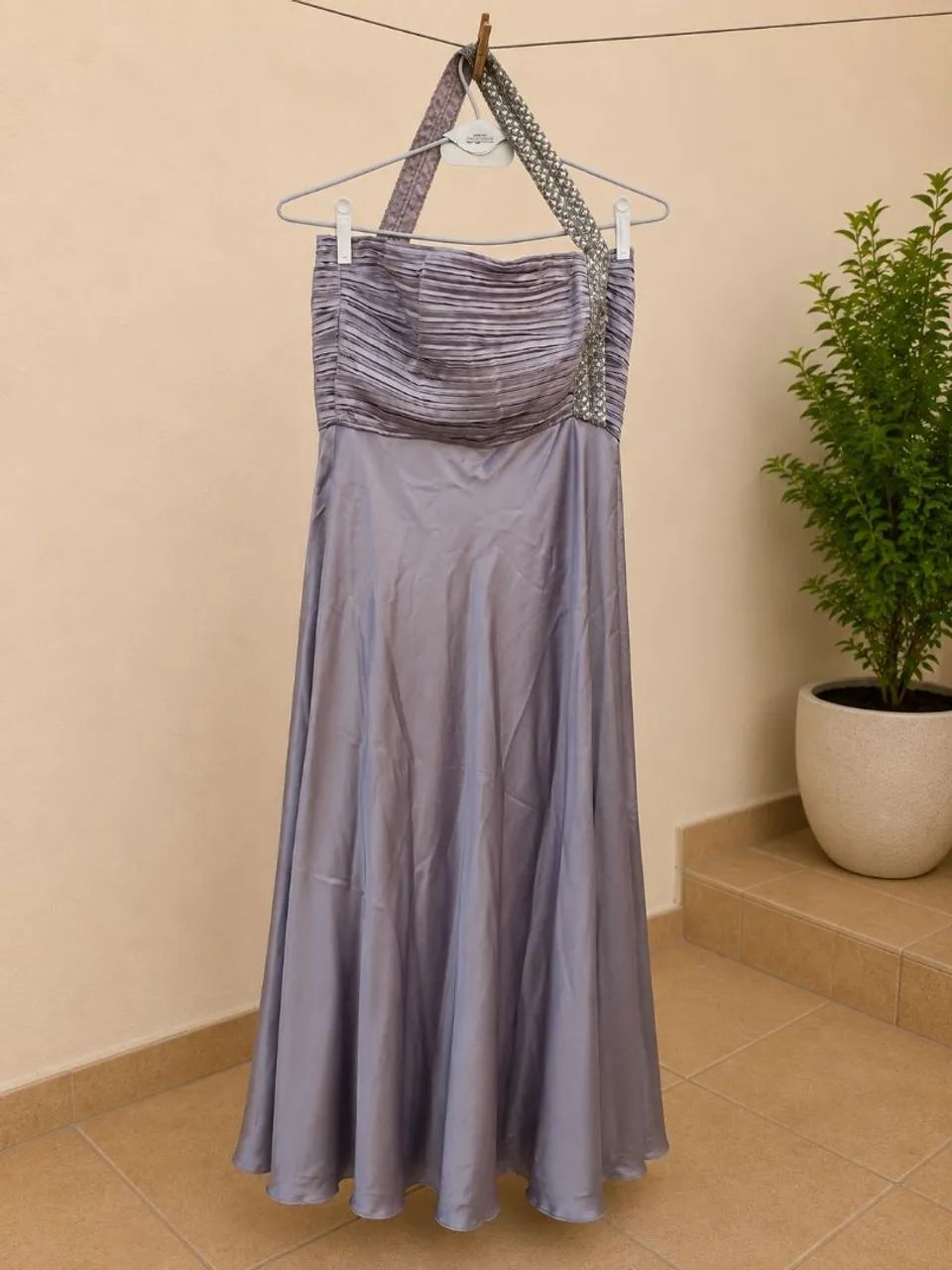 Vestido de festa em seda - Foto 3