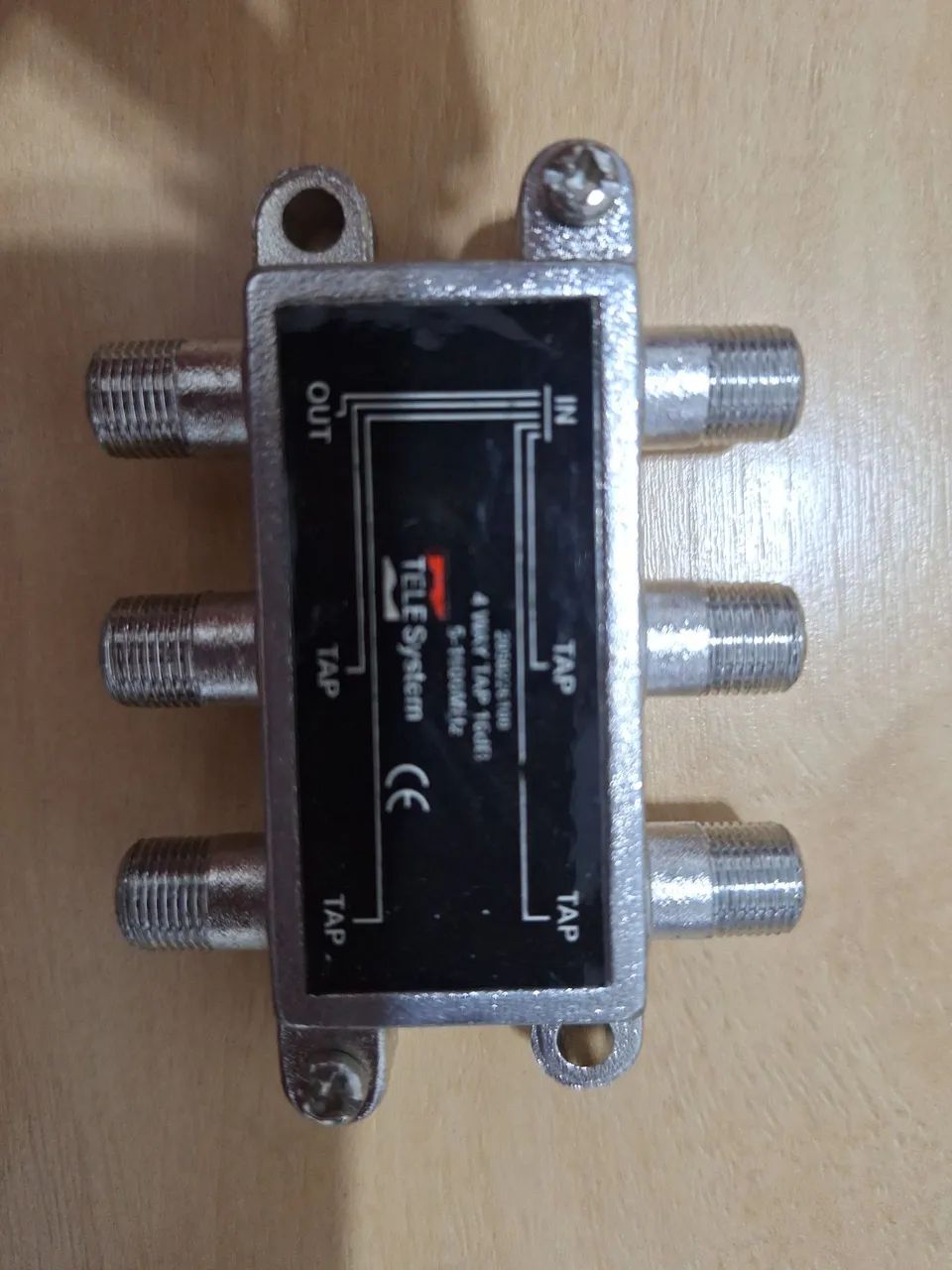 Divisor 1x4 Telesystem TV digital e CATV