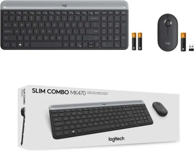 Teclado e Mouse sem fio Logitech MK470 - Foto 2