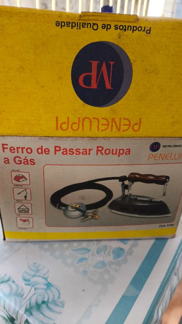 Ferro de passar roupa a gás 