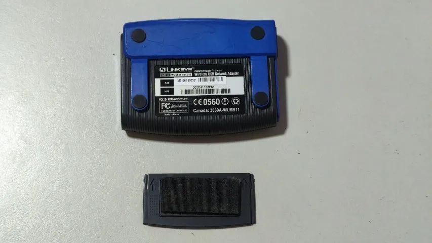 Adaptador Wi-Fi USB Linksys WUSB11 Wireless-B com Documentação - PC Retrô - Foto 3
