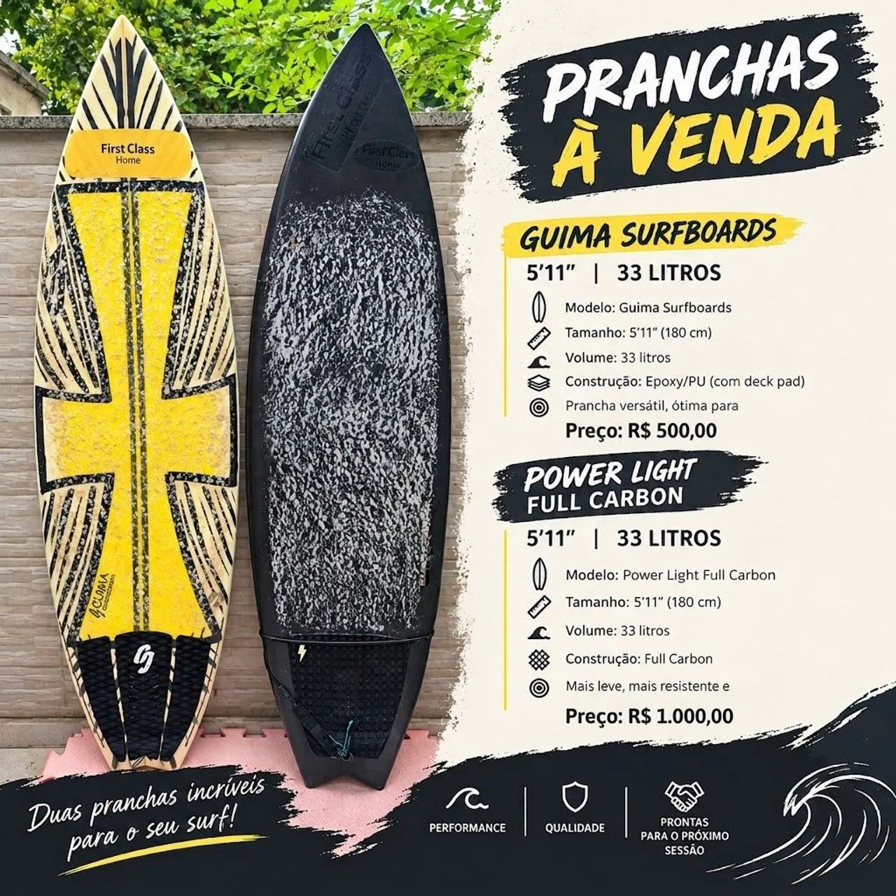 PRANCHAS DE SURFE USADAS - Foto 5