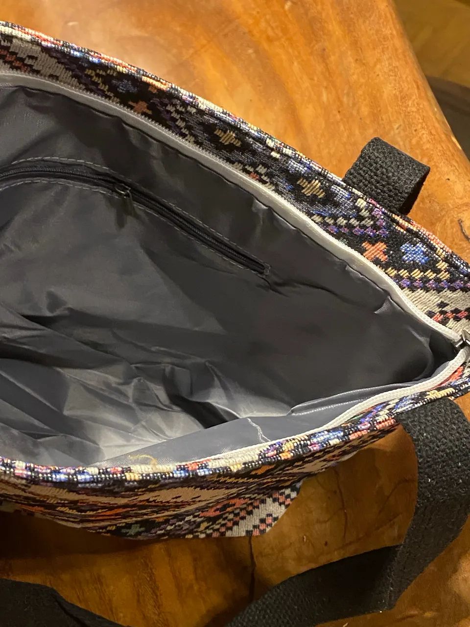Bolsa Tote Bag Feminina Étnica Boho Estampada Com Zíper - Foto 4