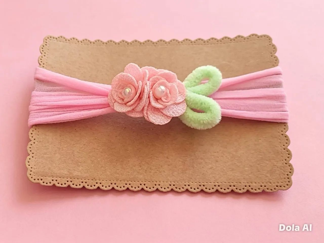 Faixa de cabelo para bebê 