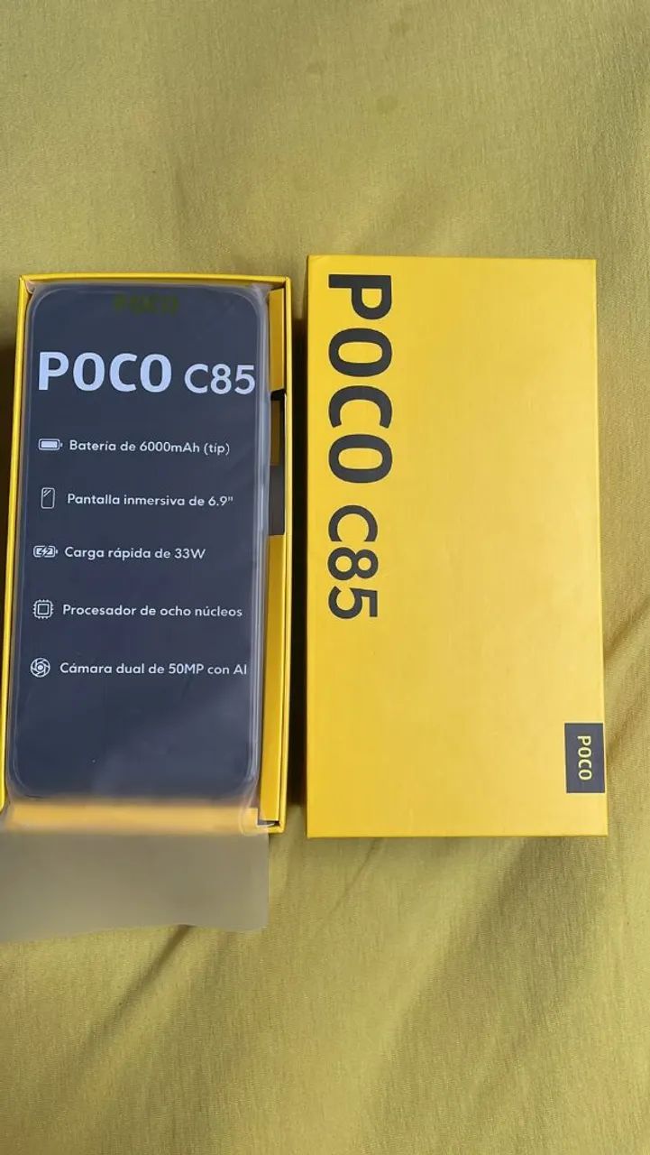 ? celular poco novo c85 Verde ?