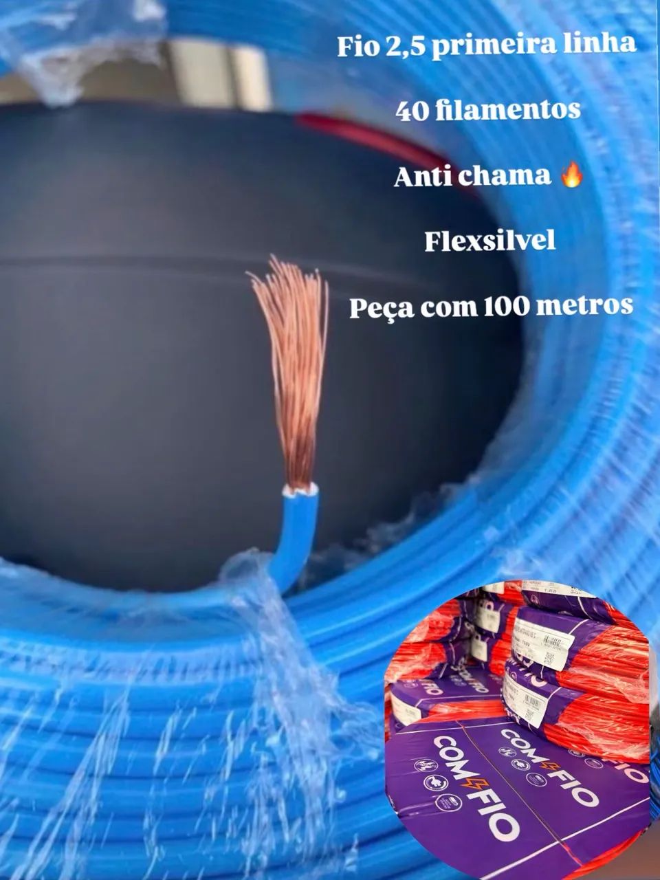 Fios e tomadas de ótima qualidade  - Foto 4