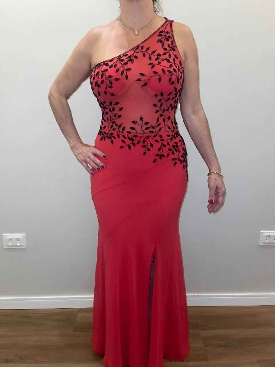 Vestido Crepe + Brilho 
