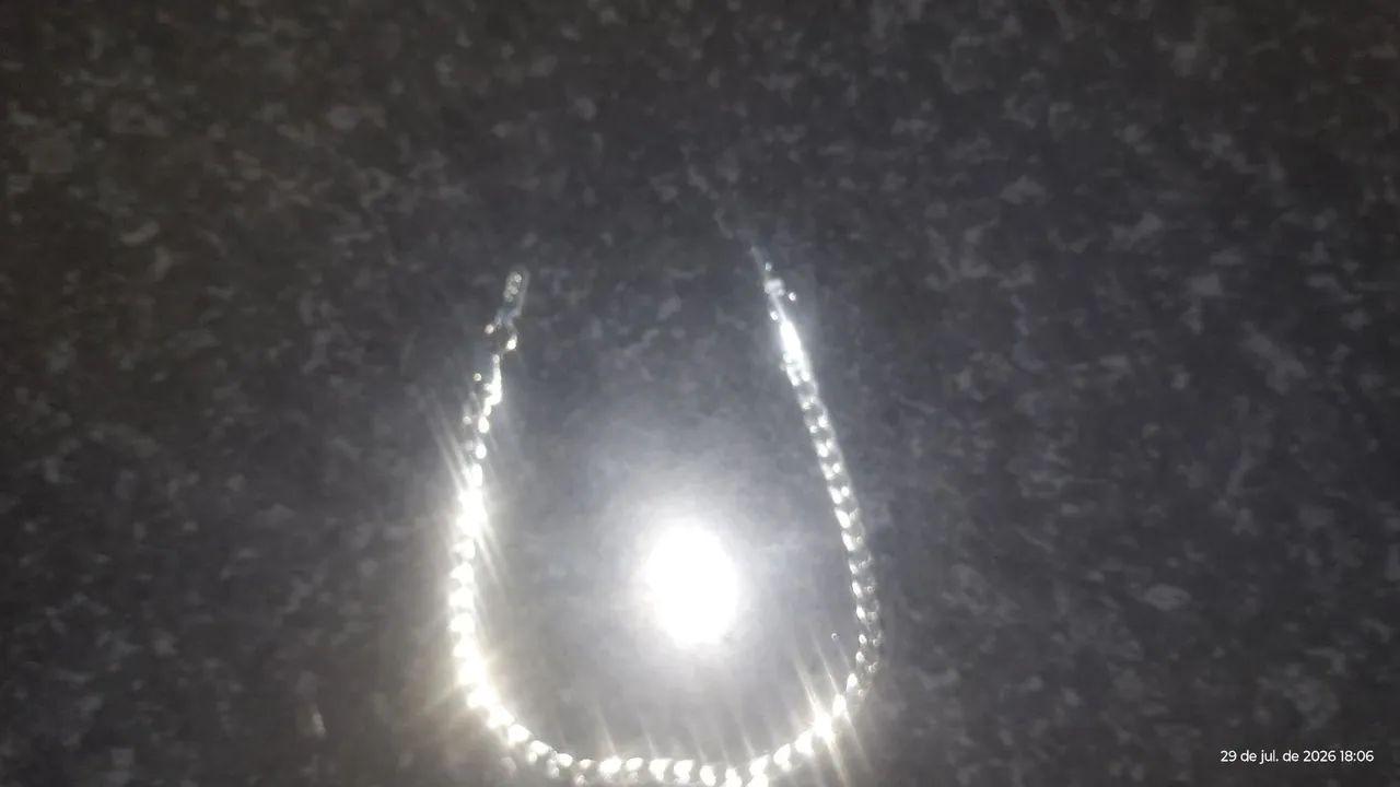 Pulseira de malha Grumet, prata 925. - Foto 2
