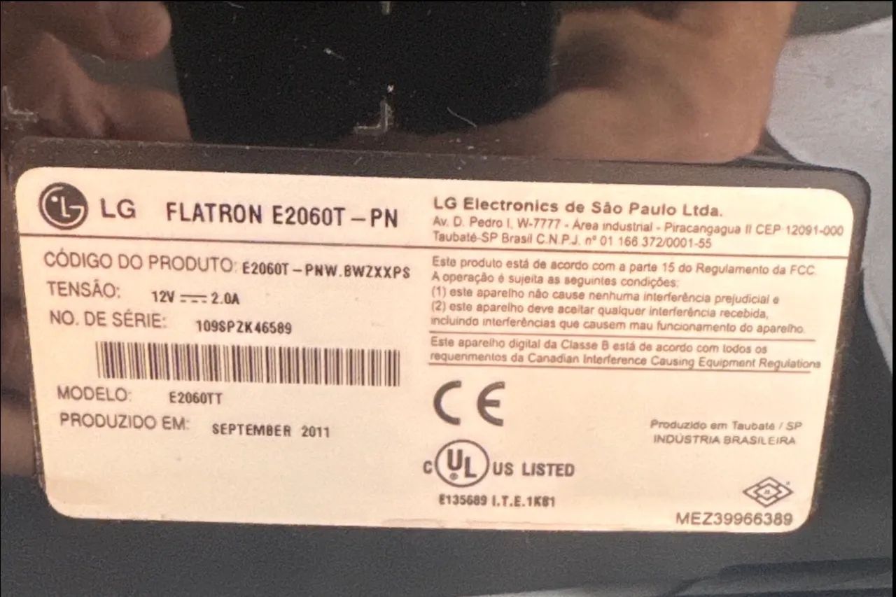 Monitor LG 20 Polegadas - LCD - Foto 3