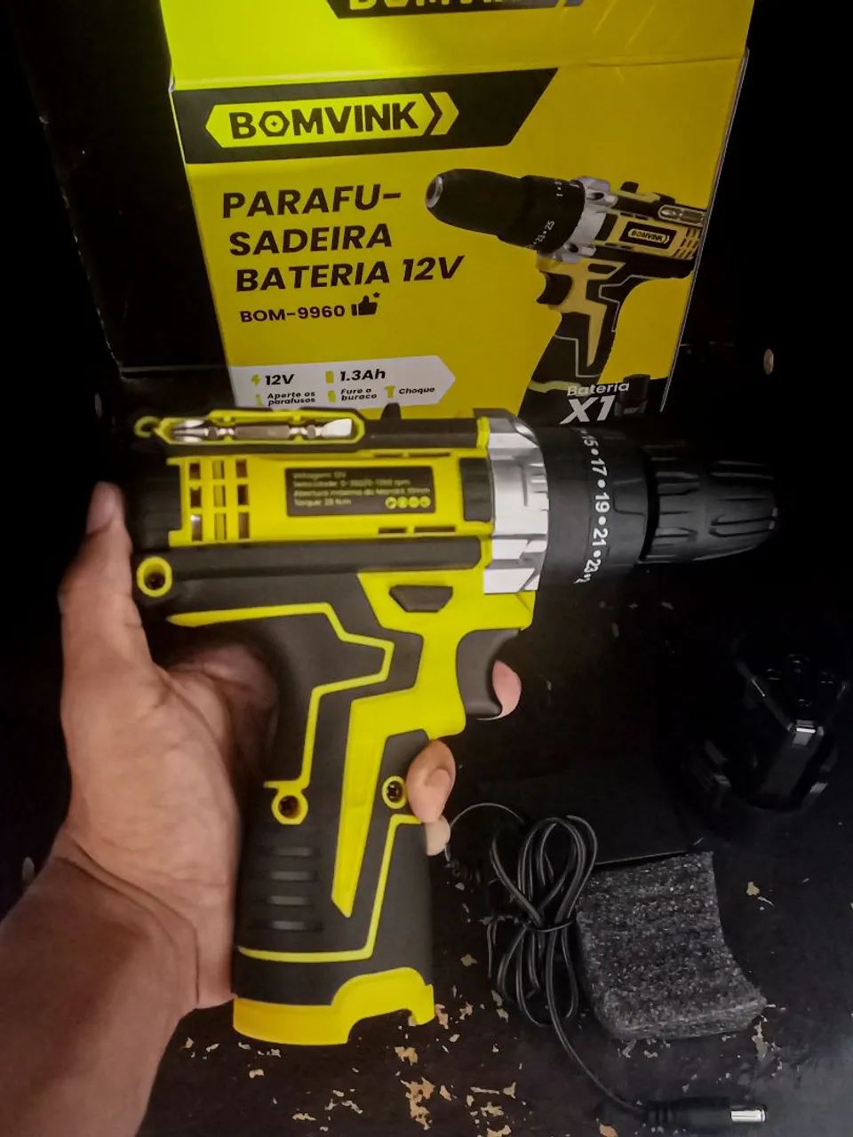 Parafusadeira/Furadeira Recarregável 64985851905795121
