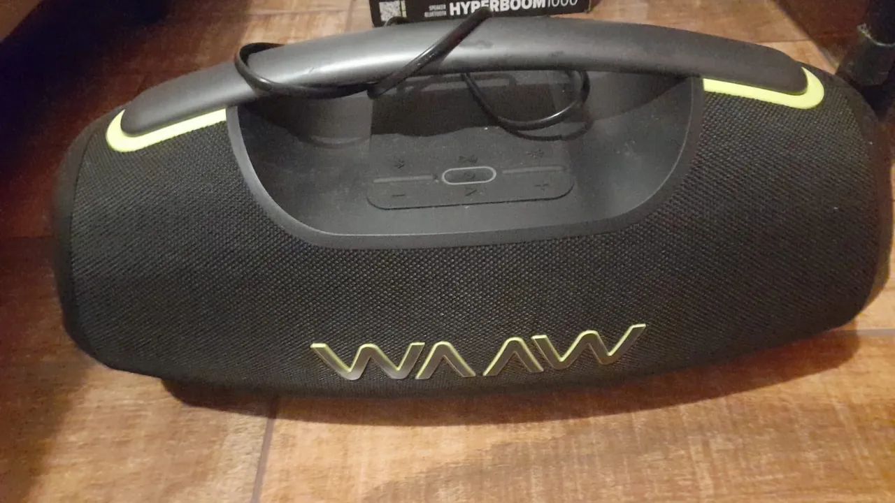 Caixa de Som Bluetooth WAAW by Alok HYPERBOOM 1000 - / Com Caixa - Foto 2