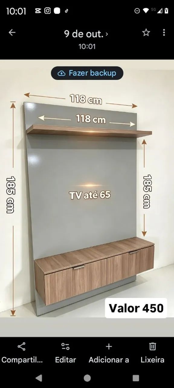 Painel Para TV 65 polegadas  Promoção  - Foto 2
