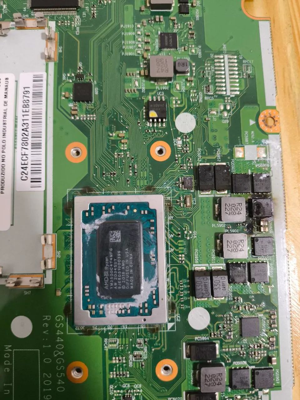Placa Mãe Ideapad S145-15api COM DEFEITO - Foto 2