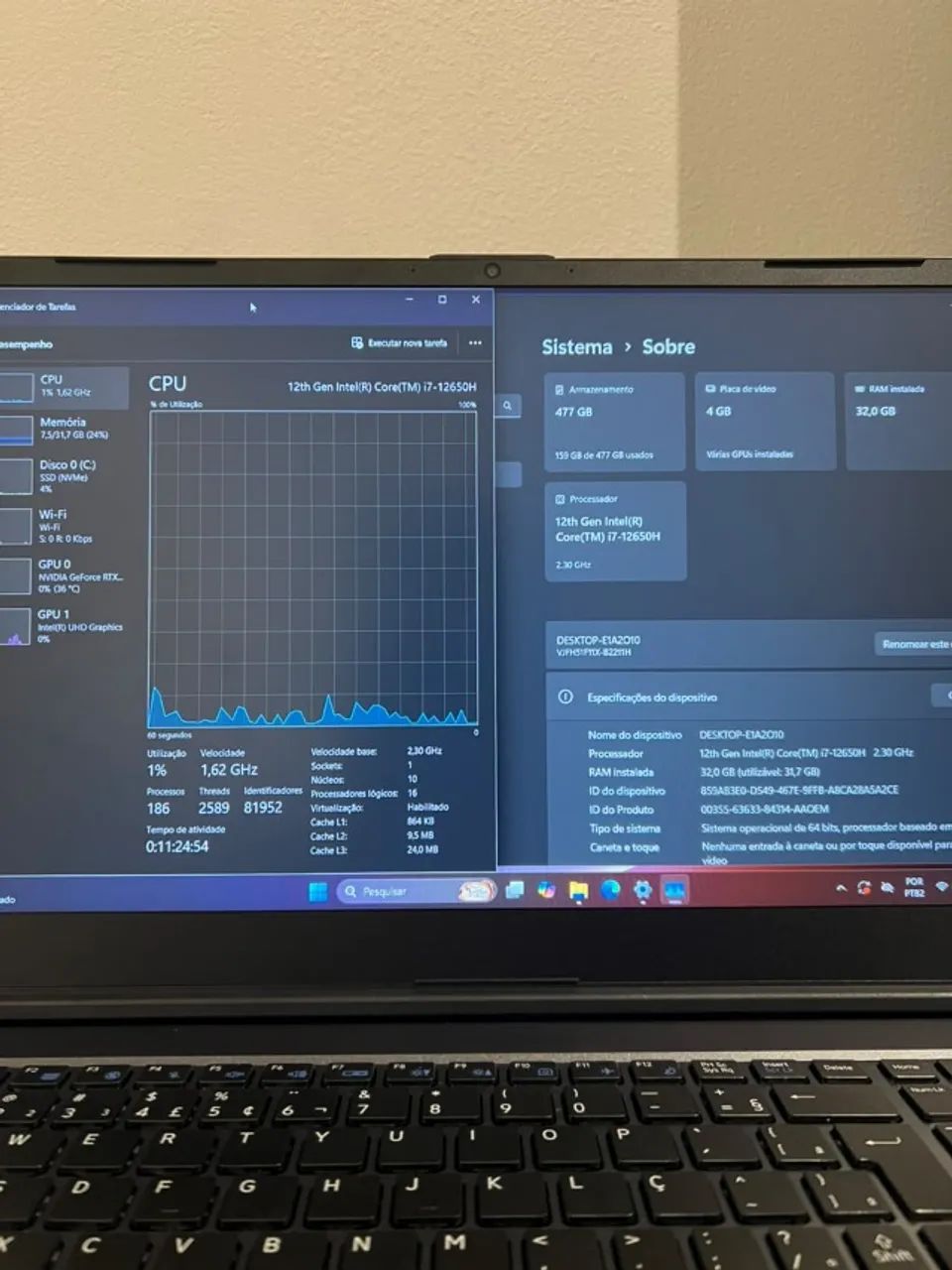 Notebook Gamer i7 GTX 2050 - Foto 4