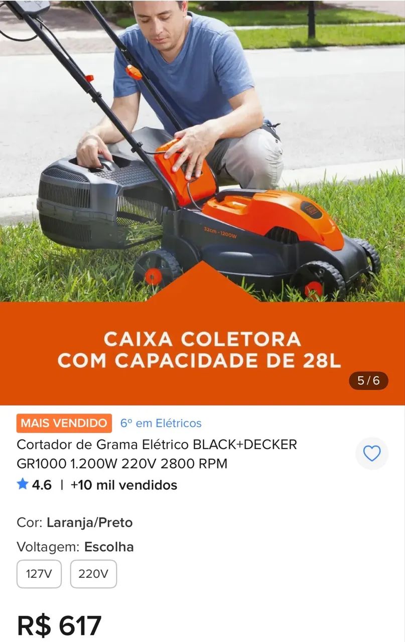 Cortador de grama - Foto 2