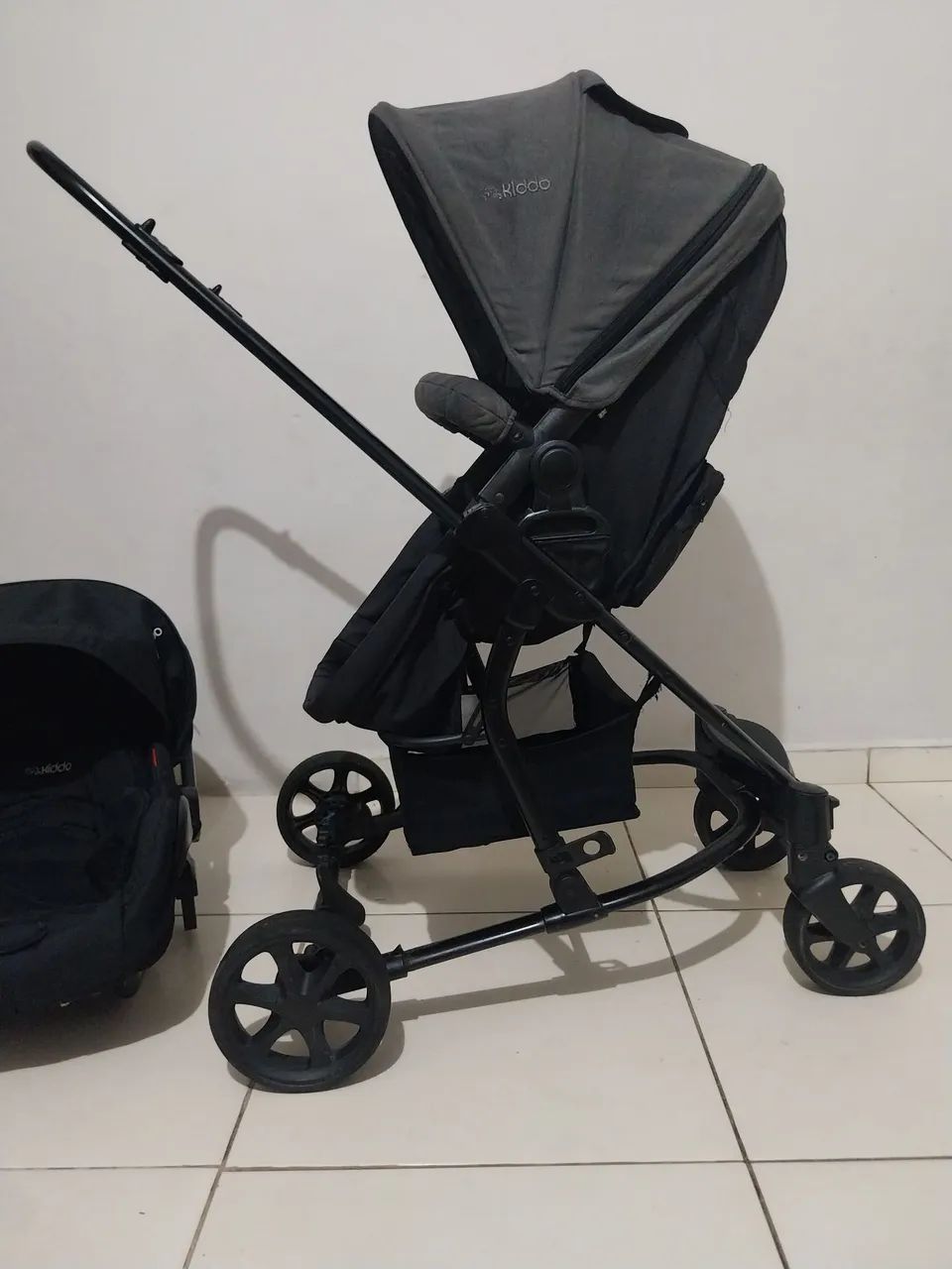 Carrinho e bebê conforto Kiddo Prima - Foto 3