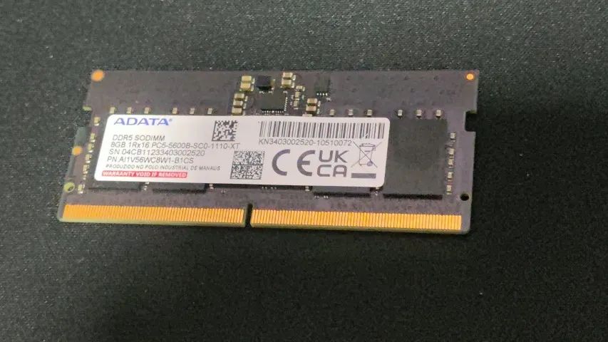 MEMORIA RAM DRR5 8GB NOTEBOOK ADATA