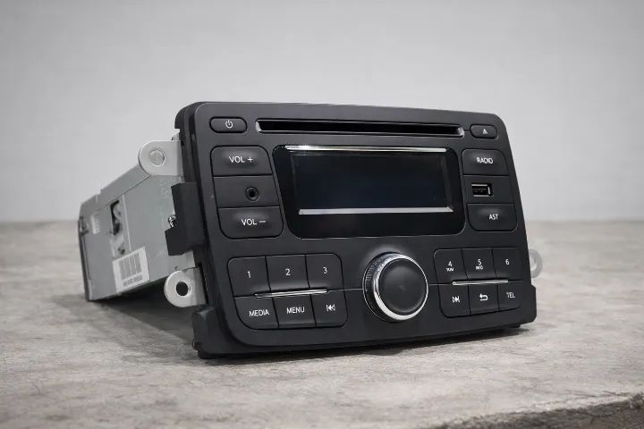 Rádio som USB CD Player Bluetooth Renault Original AGC0060RF 2011 a 2014 Sandero / Duster  - Foto 2