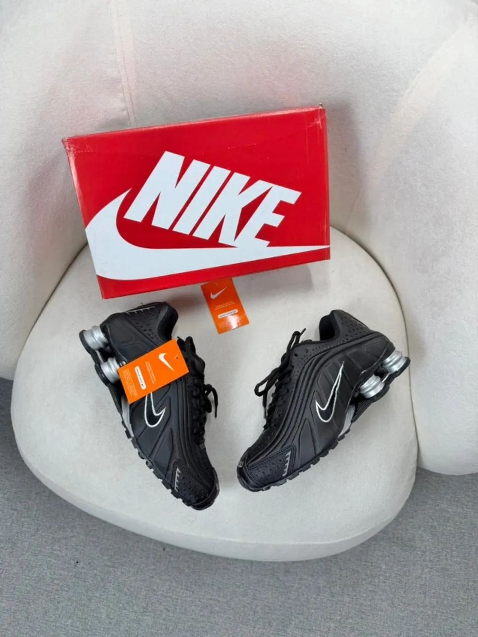 Tênis Nike R4 Preto/cinza Premium Masculino - Foto 3
