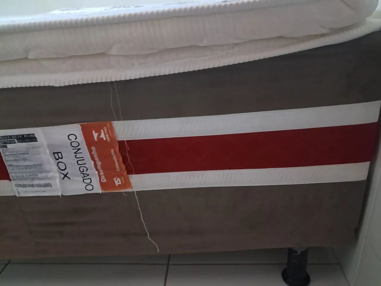Vendo cama casal 138x188 Box Rubi - Foto 2