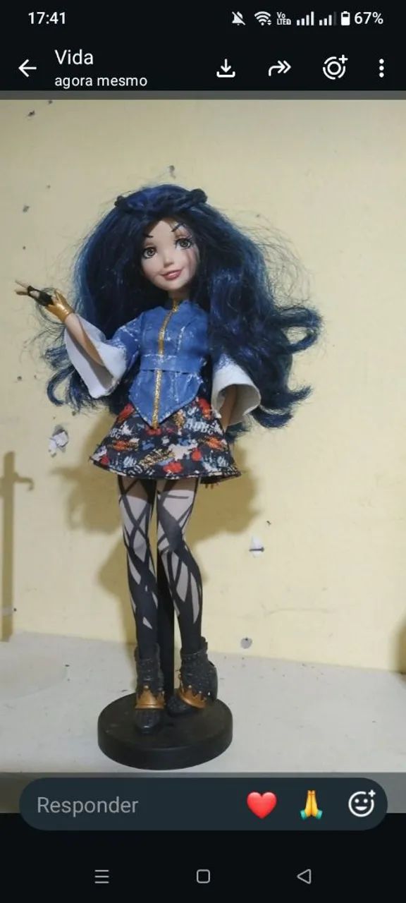 Boneca descendentes 