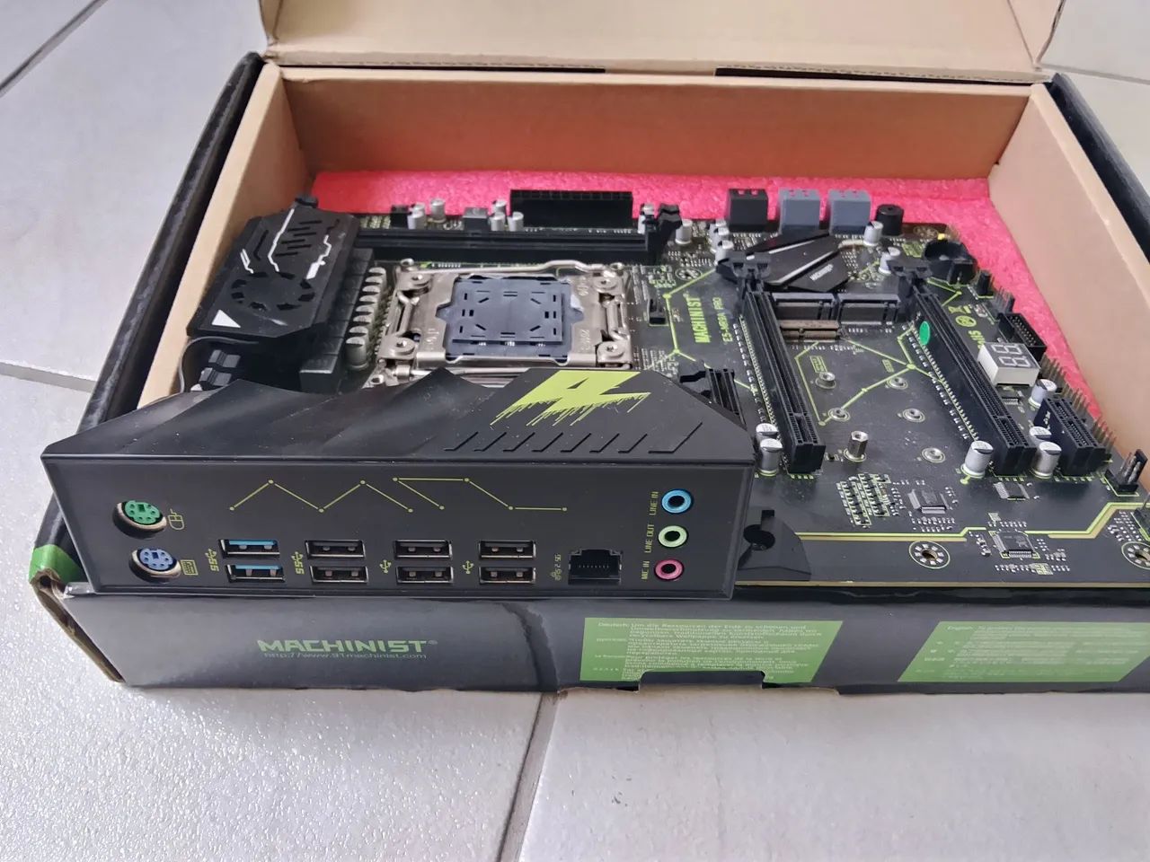 PLACA-MÃE MACHINIST E5 MR9A PRO - X99 / LGA 2011-3 - Foto 3