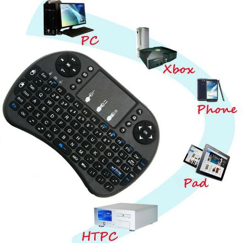 Mini Teclado Touch Pad Sem Fio Wireless Universal Pc Tv Box - Foto 3