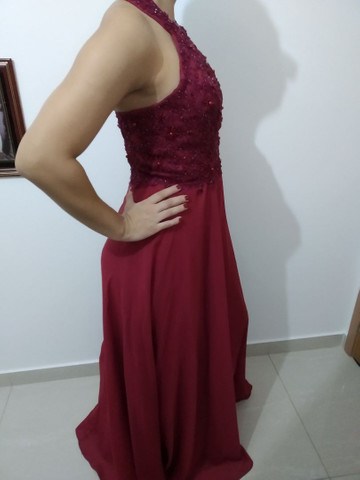 olx vestido de madrinha marsala