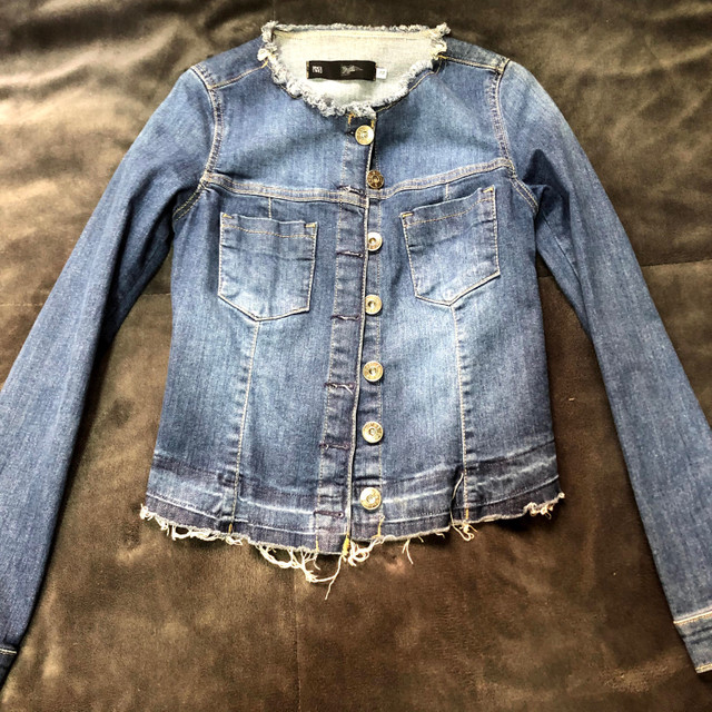 jaqueta jeans pp