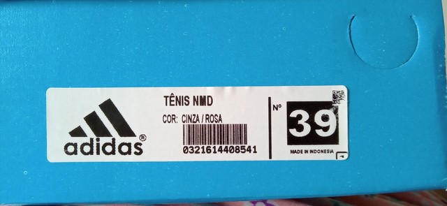 tamanho de tenis adidas