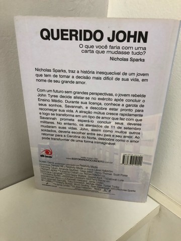Querido John - Nicholas Sparks capa comum - Foto 3