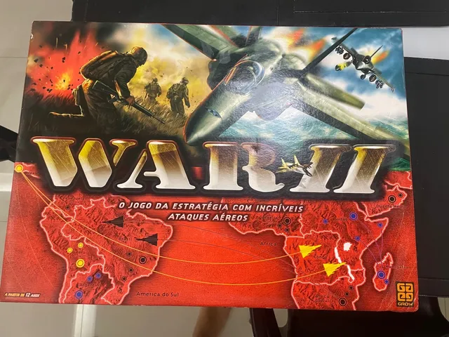 Jogo de Tabuleiro - War 2 - com Batalhas Aéreas - Grow