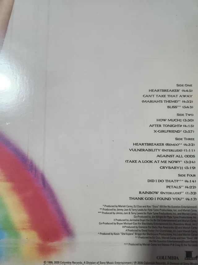 LP Mariah Carey Rainbow