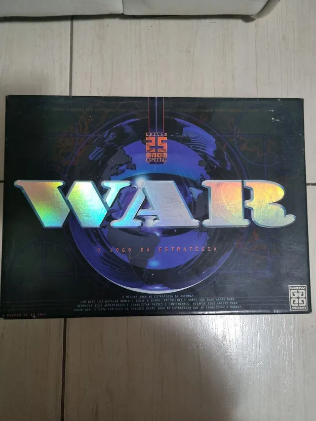 War Edição Especial De Luxo 25 Anos (Leia a Descrição) Jogo de