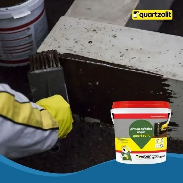 Quartizolit para pintura asfáltica acgua 18LTS a base d'água  - Foto 2